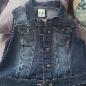 Dark denim Mudd vest